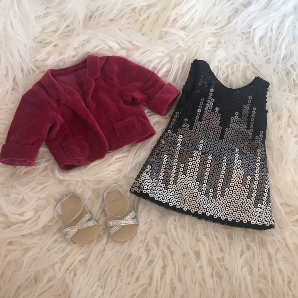 American Girl Doll Tenney dress set